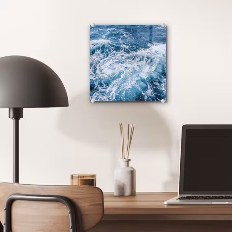 Golven - Oceaan - Blauw plexiglas 5mm klein -sfeer6