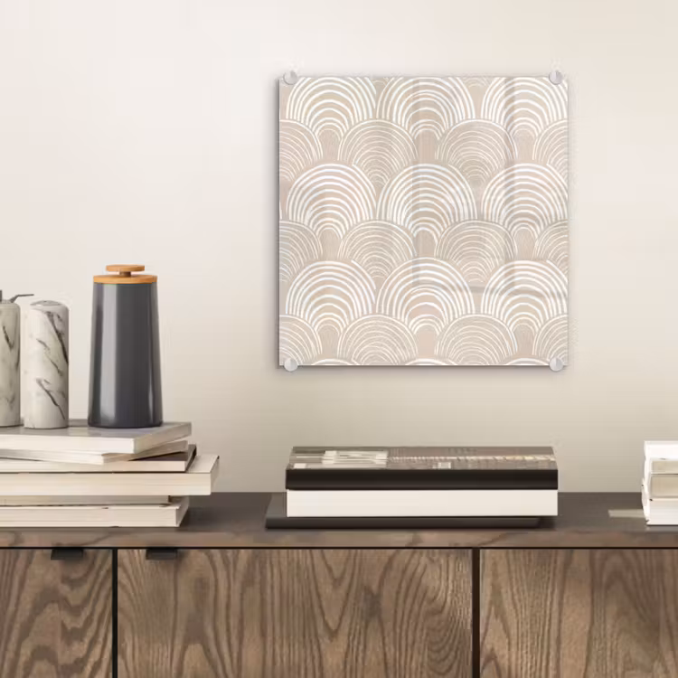 Golven - Structuur - Beige plexiglas 5mm klein 11 -sfeer1