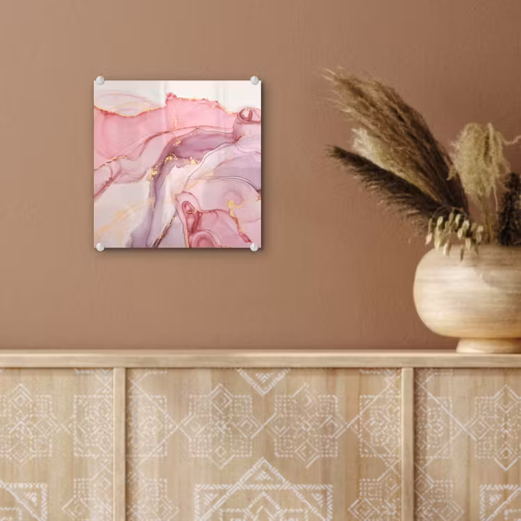 Goud - Marmer - Roze plexiglas 5mm klein -sfeer5
