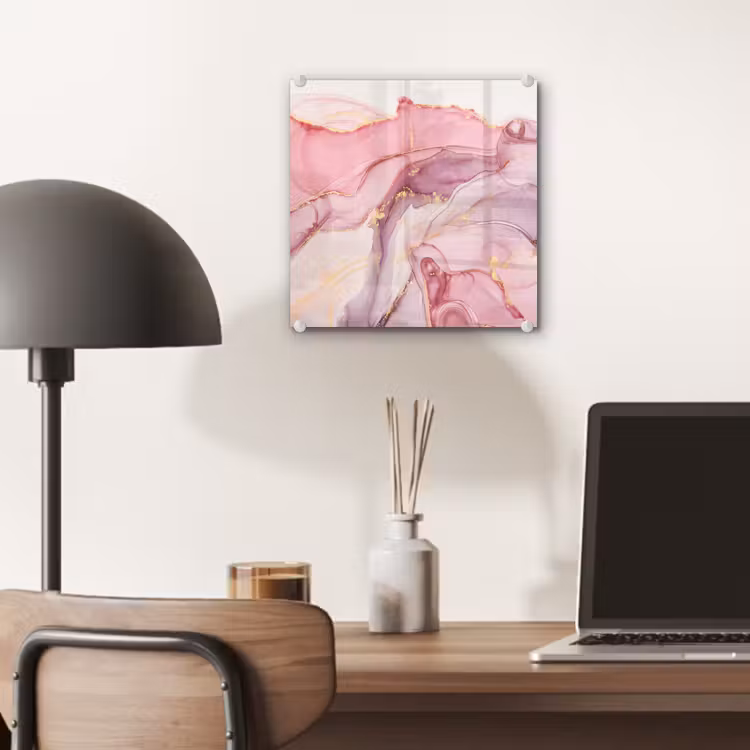 Goud - Marmer - Roze plexiglas 5mm klein -sfeer6