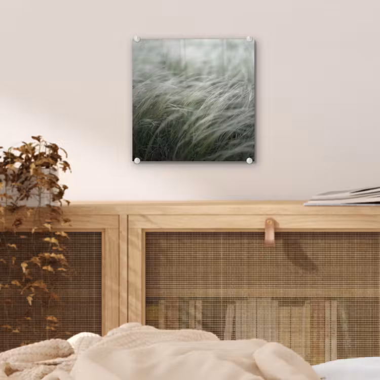 Gras - Wazig - Natuur - Groen - Zacht plexiglas 5mm klein -sfeer4