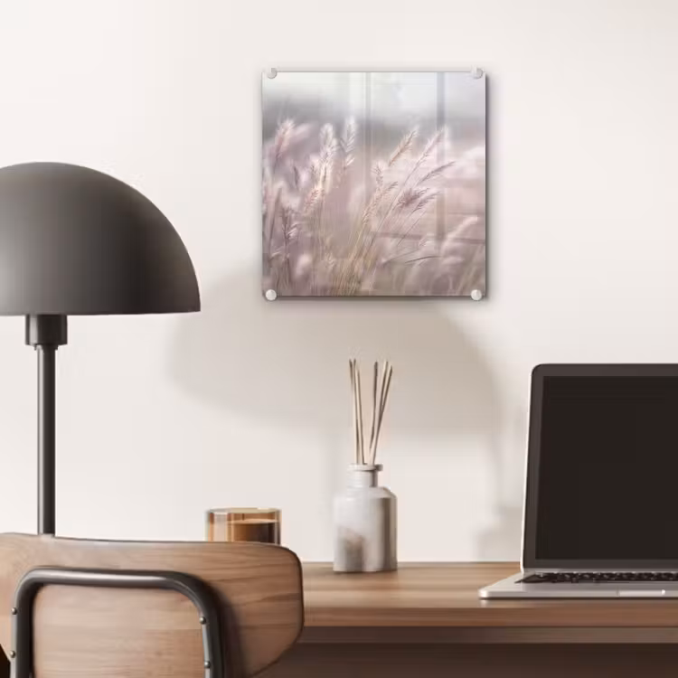 Graspluimen - Wind - Beige - Mistig plexiglas 5mm klein -sfeer6