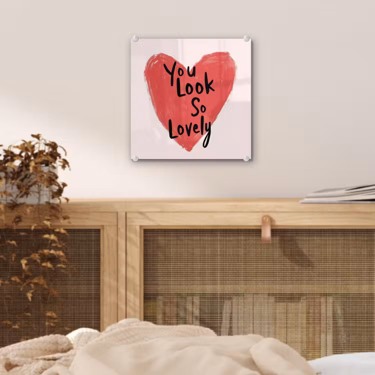 Hart - Rood - Valentijn plexiglas 5mm klein -sfeer4