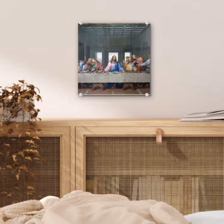 Het laatste avondmaal - Leonardo da Vinci plexiglas 5mm klein -sfeer4