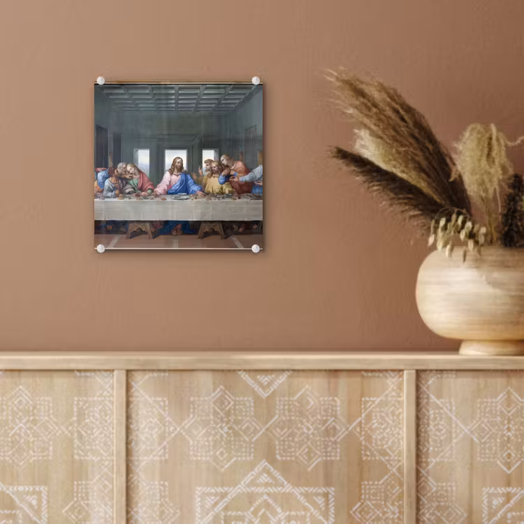 Het laatste avondmaal - Leonardo da Vinci plexiglas 5mm klein -sfeer5
