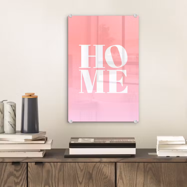 Home - Letters - Groot - Roze plexiglas 5mm klein -sfeer1