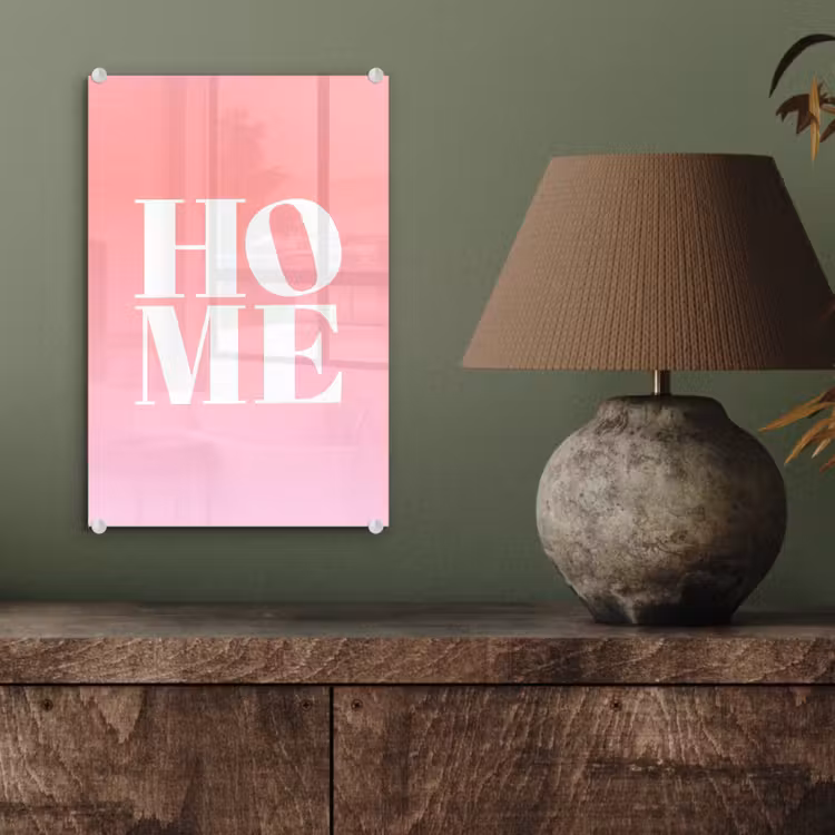 Home - Letters - Groot - Roze plexiglas 5mm klein -sfeer3