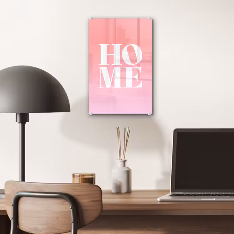 Home - Letters - Groot - Roze plexiglas 5mm klein -sfeer6