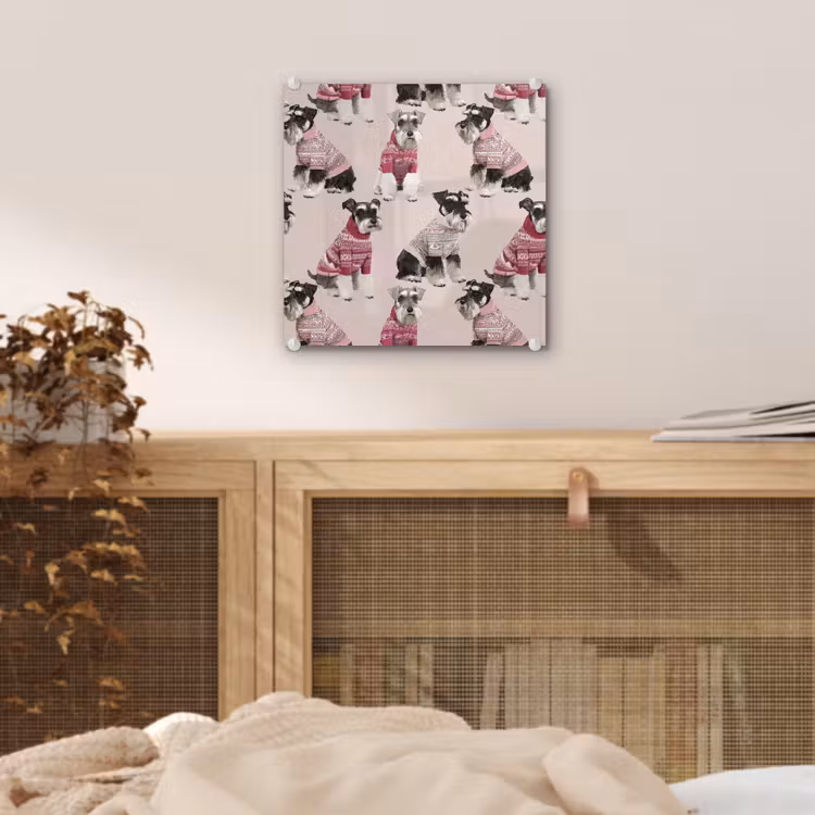 Honden - Truien - Rood plexiglas 5mm klein 11 -sfeer4