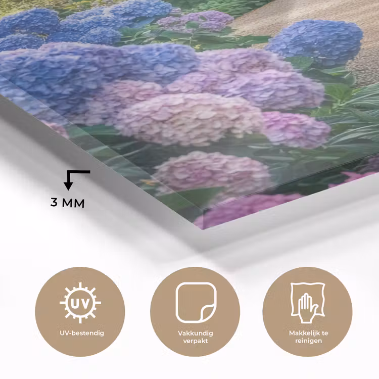 Hortensia- Park - Pad plexiglas 5mm klein -sfeer2