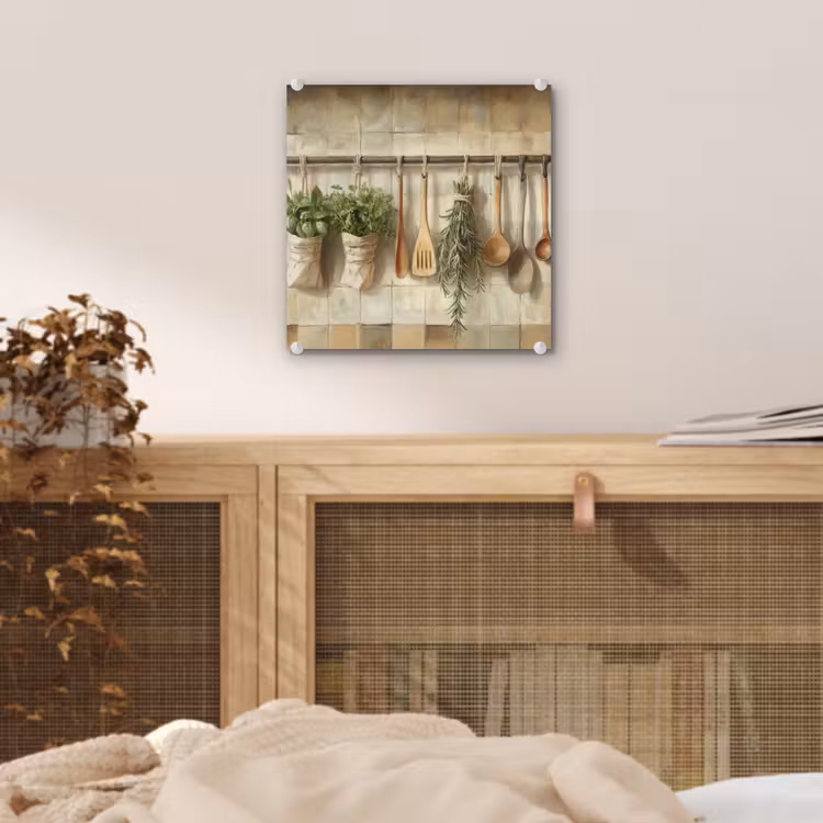 Hout - Keukengerei - Stilleven - Tegels plexiglas 5mm klein -sfeer4