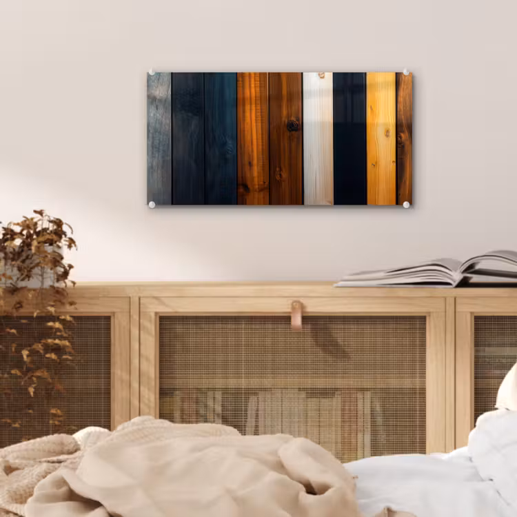 Hout - Planken - Donker - Warm plexiglas 5mm klein -sfeer4