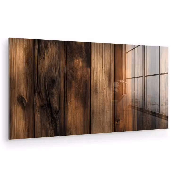 Hout - Rustiek - Donkere Planken plexiglas 5mm klein -zzzproduct_nieuw