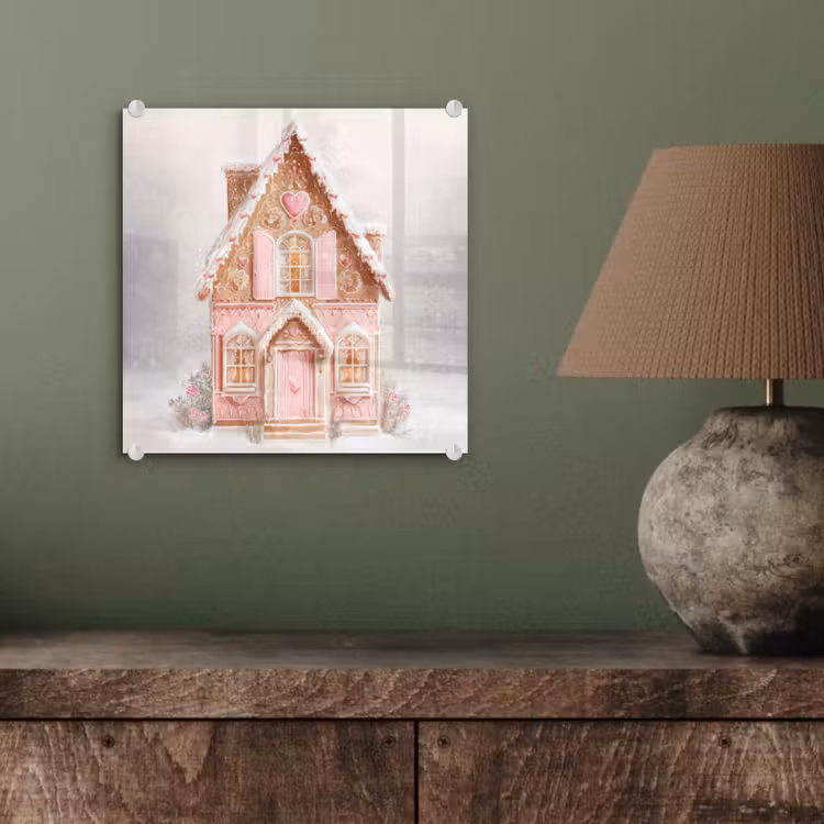 Huisje - Suiker - Pastel plexiglas 5mm klein -sfeer3
