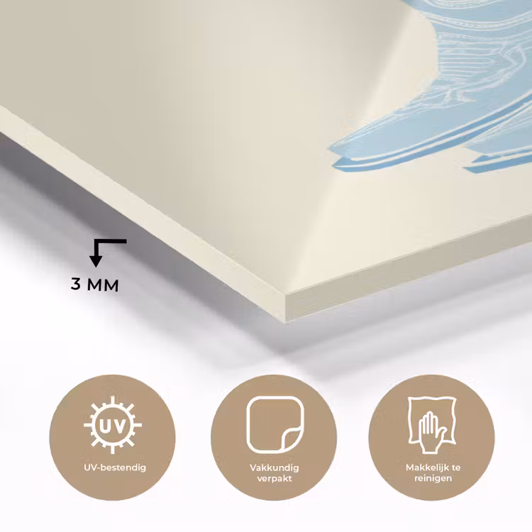 Illustratie - Cowboylaarzen - Patroon plexiglas 5mm klein -sfeer2