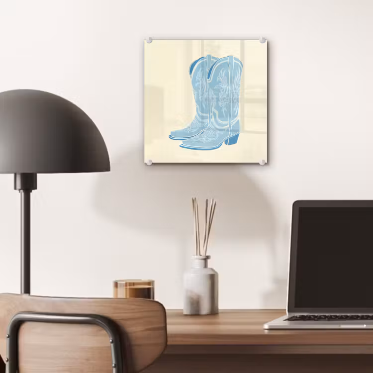 Illustratie - Cowboylaarzen - Patroon plexiglas 5mm klein -sfeer6
