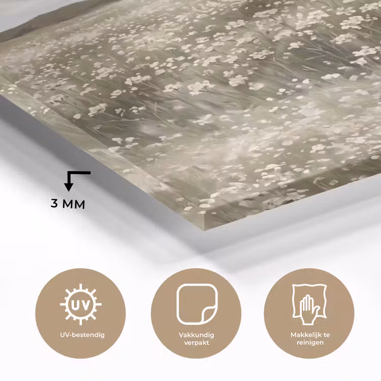 Illustratie - Landschap - Wit plexiglas 5mm klein -sfeer2