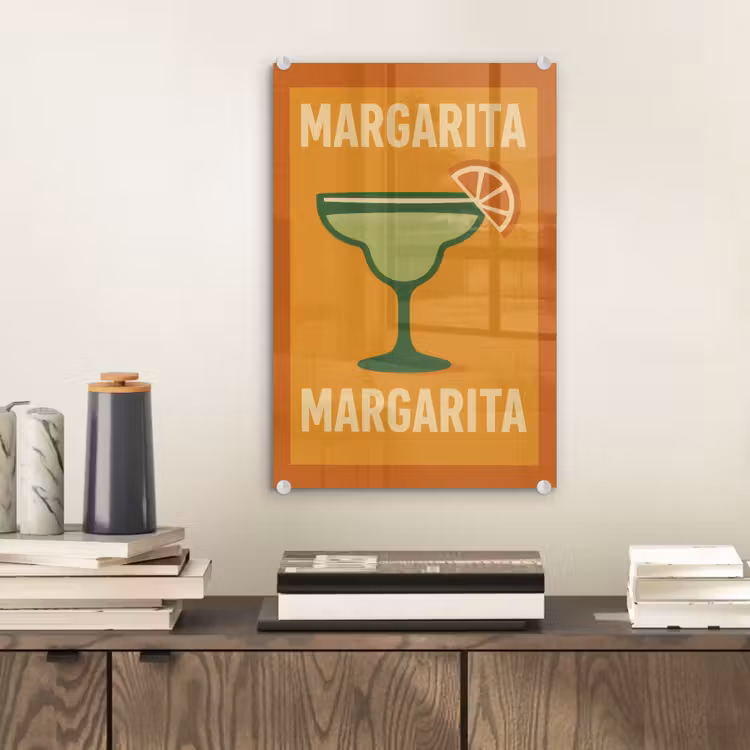 Illustratie - Margarita - Sinaasappelschijf - Oranje plexiglas 5mm klein -sfeer1