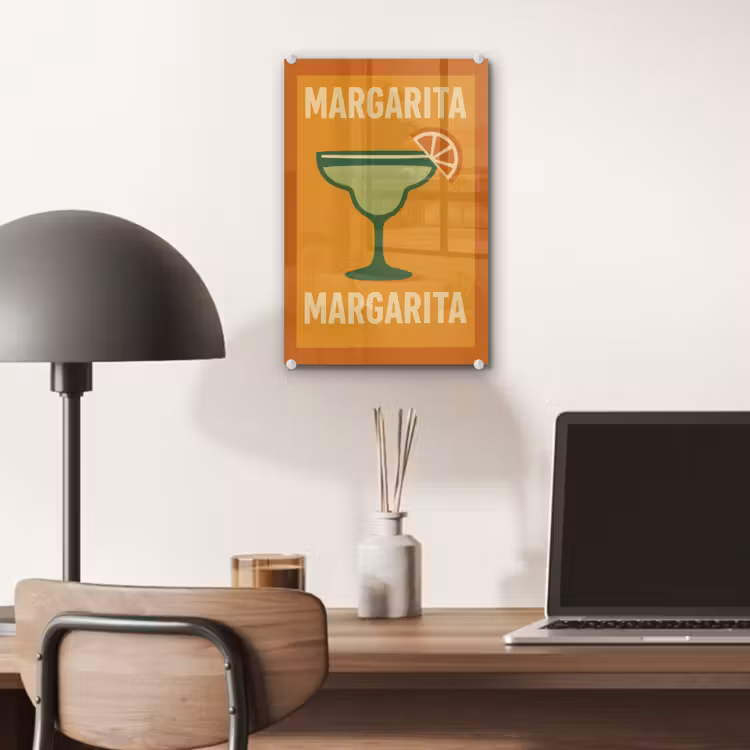 Illustratie - Margarita - Sinaasappelschijf - Oranje plexiglas 5mm klein -sfeer6