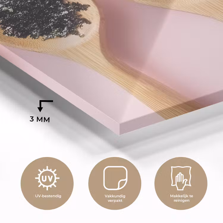 Ingrediënten - Lepels - Hout - Roze plexiglas 5mm klein -sfeer2