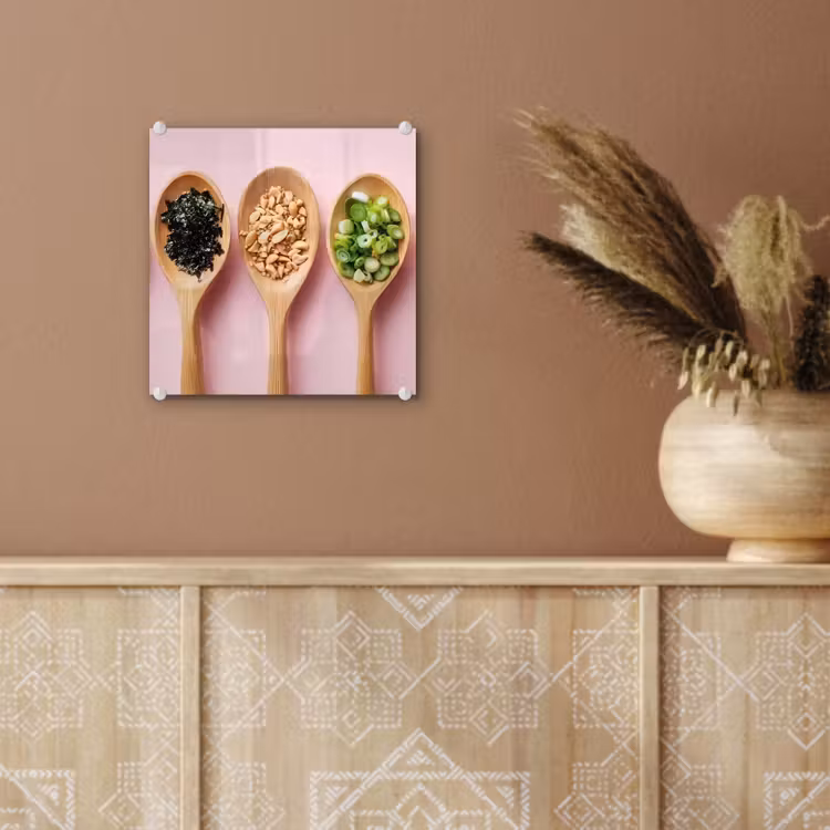Ingrediënten - Lepels - Hout - Roze plexiglas 5mm klein -sfeer5