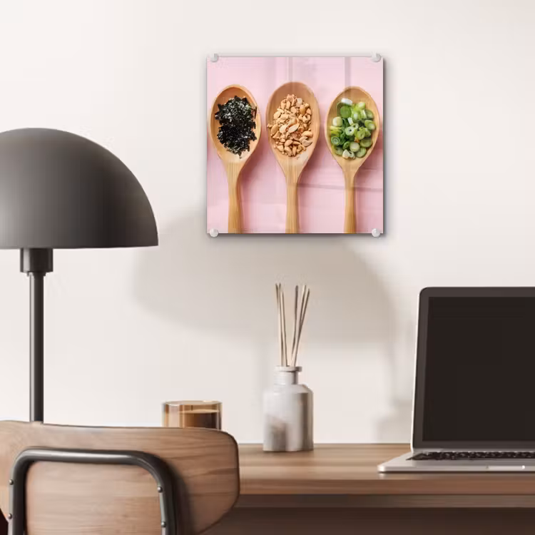 Ingrediënten - Lepels - Hout - Roze plexiglas 5mm klein -sfeer6
