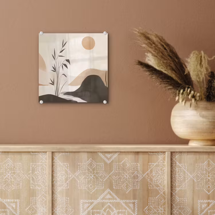 Japandi - Landschap - Beige plexiglas 5mm klein -sfeer5