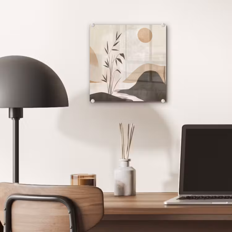 Japandi - Landschap - Beige plexiglas 5mm klein -sfeer6