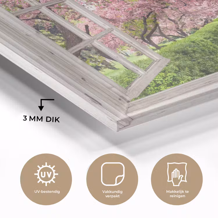 Japans - Sakura - Bloesem - Boom - Bloesem takken - Doorkijk plexiglas 5mm klein -sfeer2