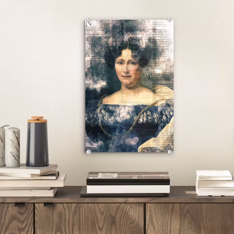 Johanna Henriette Engelen - Dubois Drahonet - Krant plexiglas 5mm klein -sfeer1