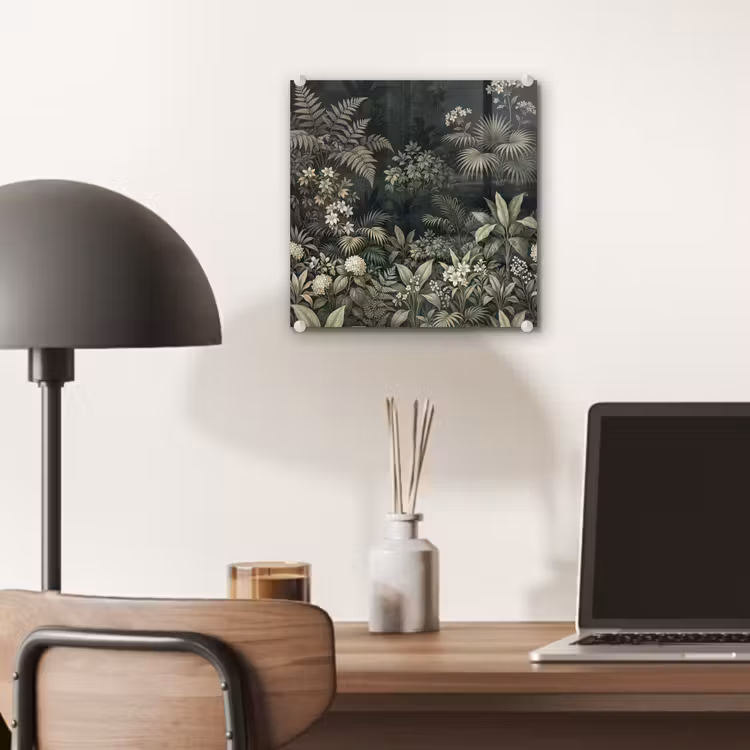 Jungle - Bladeren - Botanisch - Groen plexiglas 5mm klein -sfeer6