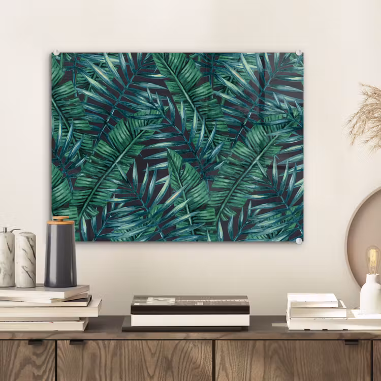 Jungle - Bladeren - Tropical plexiglas 5mm klein -sfeer1
