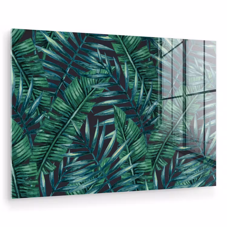 Jungle - Bladeren - Tropisch plexiglas 5mm klein -zzzproduct_nieuw