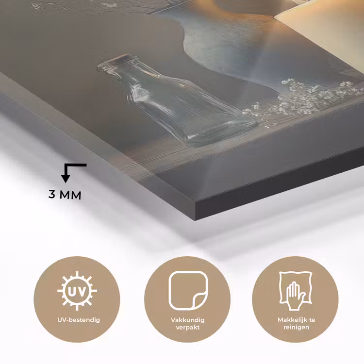 Kaarsen - Stilleven - Rustiek - Boeken plexiglas 5mm klein -sfeer2