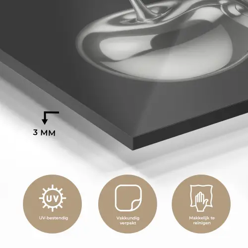 Kers - Luxueus - Metallic plexiglas 5mm klein -sfeer2