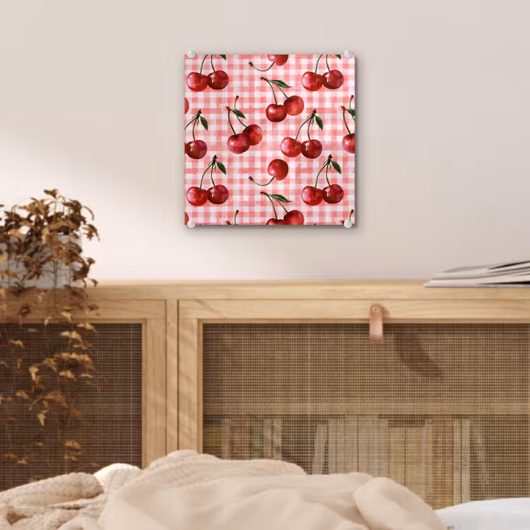 Kersen - Blokken - Rood plexiglas 5mm klein 11 -sfeer4