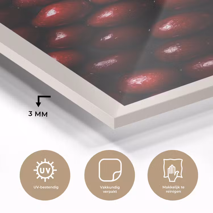 Kersen - Rood plexiglas 5mm klein -sfeer2