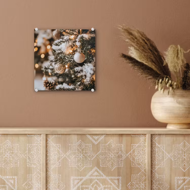 Kerst - Kerstboom - Winter - Binnen - Sneeuw plexiglas 5mm klein -sfeer5