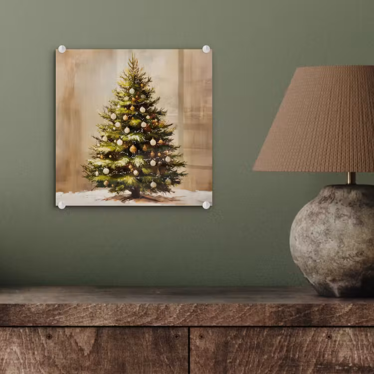 Kerst - Sfeer - Groen plexiglas 5mm klein -sfeer3