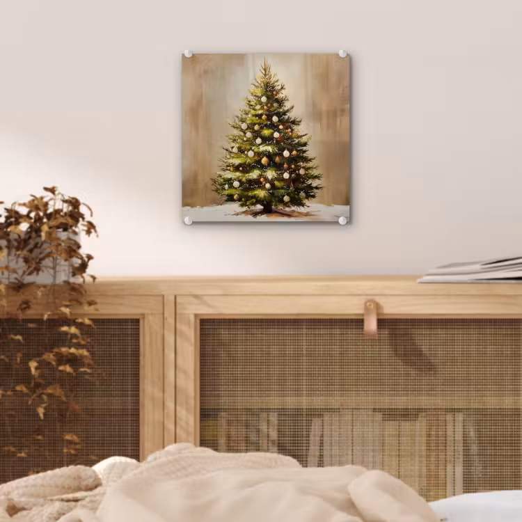 Kerst - Sfeer - Groen plexiglas 5mm klein -sfeer4