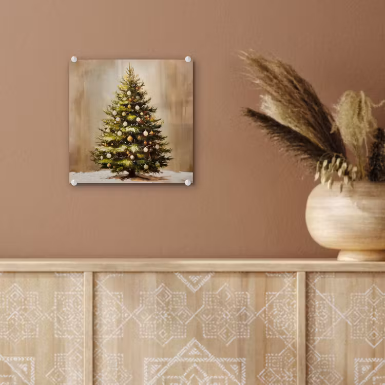 Kerst - Sfeer - Groen plexiglas 5mm klein -sfeer5