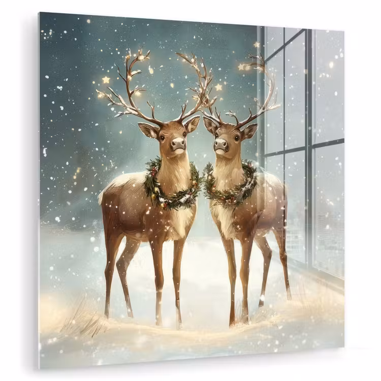Kerstmagie - Winterwoud - Rendier plexiglas 5mm klein -zzzproduct_nieuw