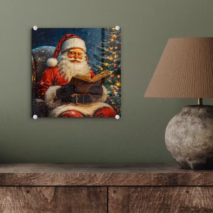 Kerstman - Kerst - Winter - Kerstboom plexiglas 5mm klein -sfeer3
