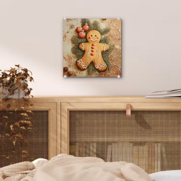 Kerstmis - Koekje - Poppetje - Speculaas plexiglas 5mm klein -sfeer4