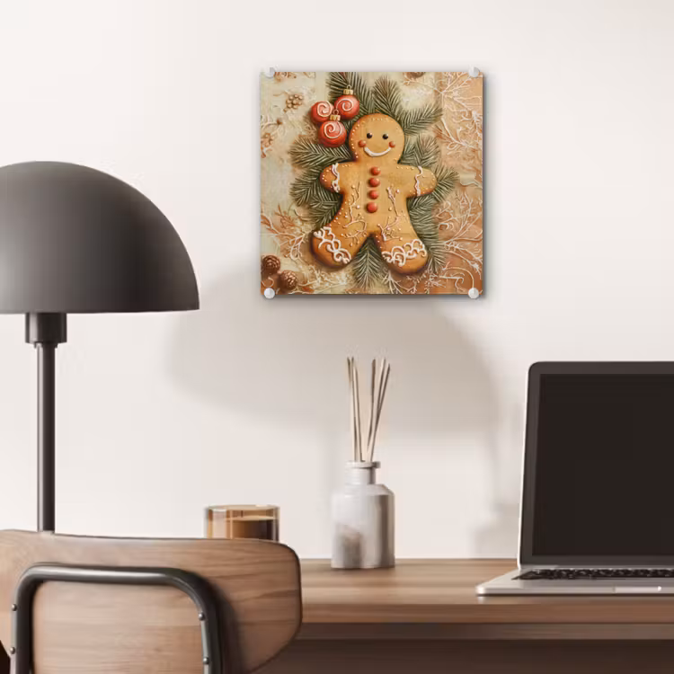 Kerstmis - Koekje - Poppetje - Speculaas plexiglas 5mm klein -sfeer6