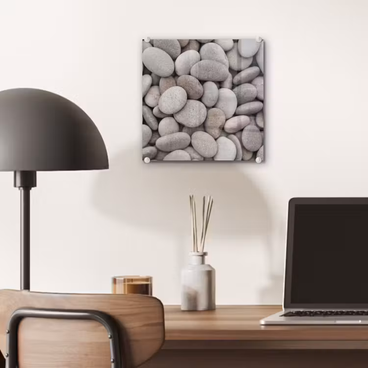 Kiezels - Stenen - Grijs plexiglas 5mm klein -sfeer6