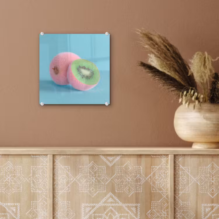 Kiwi - Blauw - Surrealistisch plexiglas 5mm klein -sfeer5