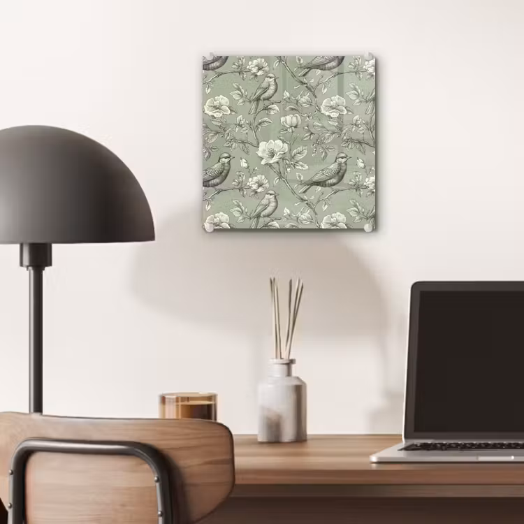 Klassiek - Botanisch - Groen plexiglas 5mm klein 11 -sfeer6