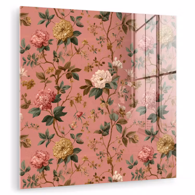 Klassiek - Botanisch - Roze plexiglas 5mm klein 11 -zzzproduct_nieuw