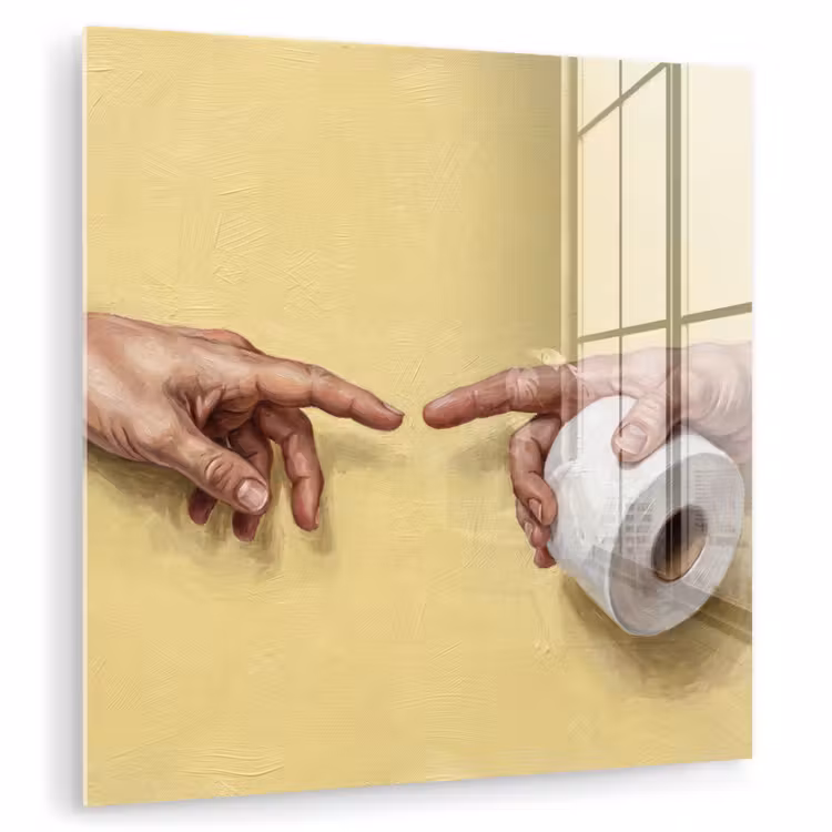 Klassiek - Kunst - Humor plexiglas 5mm klein -zzzproduct_nieuw
